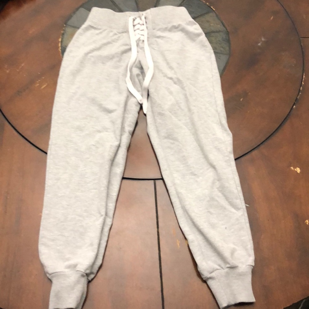 Grey sweatpants